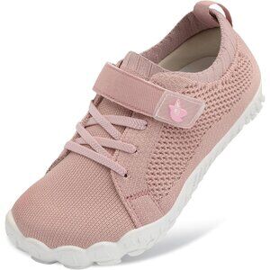 👑Boys Pink Lightweight Hiking Sneakers Anti-Slip Comfortable Sport Shoes